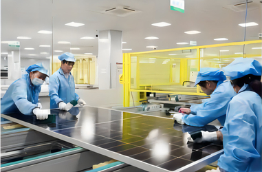 Hefei Sunrise New Energy Co., Ltd. linha de produção do fabricante