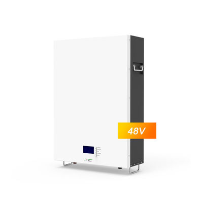 Montado na parede 10kwh 48V 200Ah LiFePO4 Bateria de íons de lítio Bateria de armazenamento de energia solar