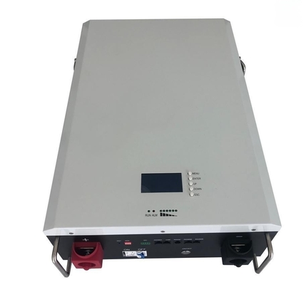 Bateria de armazenamento LiFePO4 pendente na parede 100A 48V para sistema de energia solar doméstica personalizado
