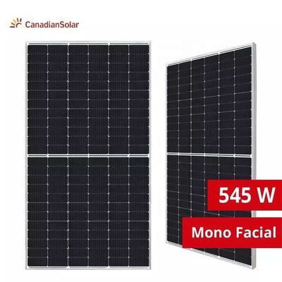2278x1134x30mm Canadian Panel Modules Mono Facial Hiku6 Alta Potência 535W Painel Solar para Projeto Solar