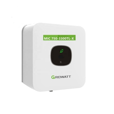 Inversor de energia solar Growatt MIC 750-3300TL-X para sistema On Grid 1KW 2.5KW 3KW 3.3KW