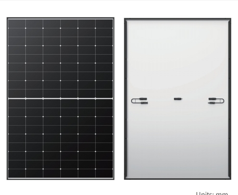 Longi Solar Module 445W 450W 455W Black Frame Mono Solar Cell para eficiência do painel
