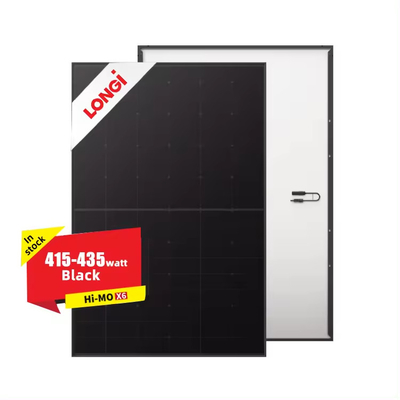 Longi Hi-MO X6 Explorer LR5-54HTB painel solar 430W módulos fotovoltaicos mono todo preto