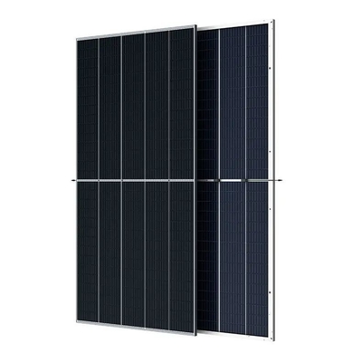 Modulos bifaciais de vidro duplo de tamanho de célula de 182 mm x 182 mm para painéis solares domésticos