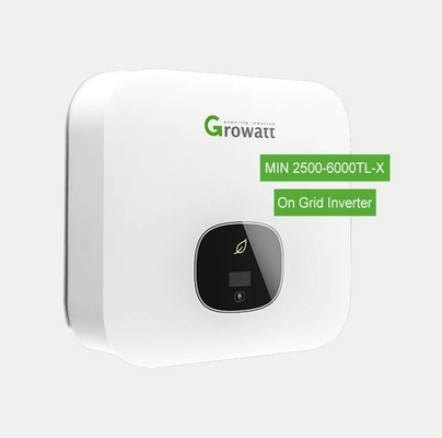 Growatt Residencial MIN 2500-6000 TL-X 6KW 2 MPPT Inversor Solar PV de fase única na rede