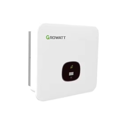 Sistema de energia solar pendente na parede Inverter Growatt Min 7000-10000 TL-X para residencial