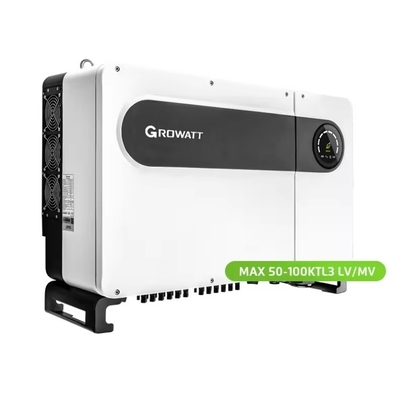 Frequência de saída 50/60HZ Growatt MAX50-80KTL3 LV Inversor de energia solar para uso comercial