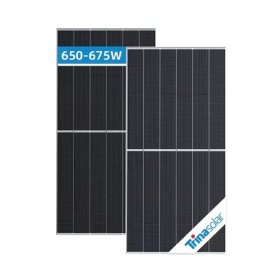 650W-675W Meio corte 132 Célula Trina Vertex TSM-DE21 Painéis solares para sistema fotovoltaico