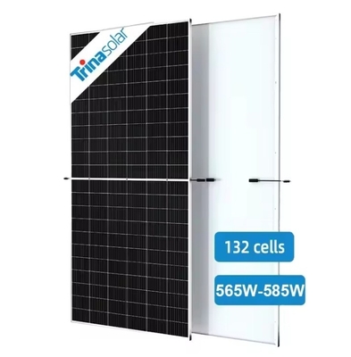 565W-585W Painel Solar Monocristalino 132 Meia Células Para Sistema Solar Com 28.8kg de Peso