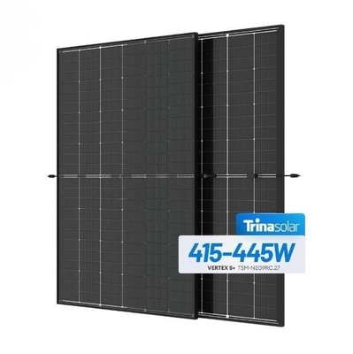 Quadro de liga de alumínio anodizado Trina Modulo de célula solar Vertex S TSM-NEG9RC.27 415W-445W