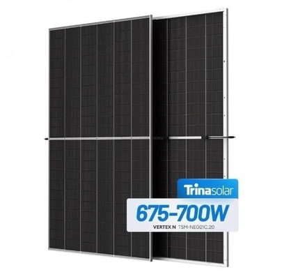 TSM-NEG21C. 20 Trina Bifacial Duplo Vidro Módulo Monocristalino 690W 132 Meia Células