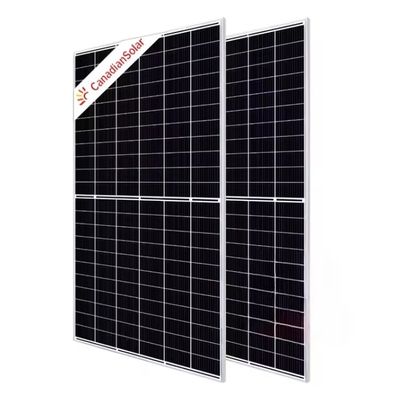 Teto 535W-560W painel solar canadense de 144 células com célula de meio corte de 182 mm e certificação
