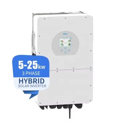 Inverter de alta tensão para uso doméstico e comercial Deye 12KW 2MPPT Inverter híbrido trifásico