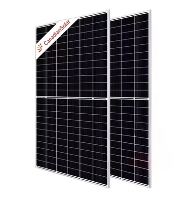 Quadro de liga de alumínio anodizado 590W-620W painéis solares mono módulo bifacial fotovoltaico