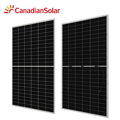CanadianSolar TOPBiHiKu6 590 595 600 605 610 615 620 Módulo monocristalino de vidro duplo 144 células