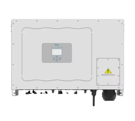 8 MPP Trackers 120-136KW Inverter Solar ligado à rede para sistema solar de três fases na rede