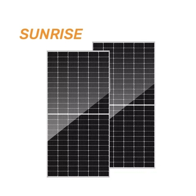 Sistema de energia solar Painel fotovoltaico bifacial de silício monocristalino 645 650 655 660 665 Watts