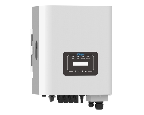 Inversor solar branco de fase única 9kw 10kw Home Deye G02P1 On Grid Inverter com 2 MPPTs