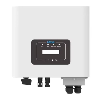 Sistema de Energia Solar Inverter 4kw 5kw 5.2kw 6kw 6.2kw Deye On Grid 2 MPPTs de fase única