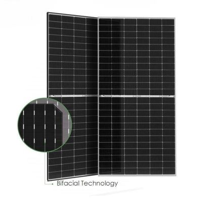 Painel Solar de 144 Células Totalmente Negro Módulo Bifacial da Jinko Solar para Sistemas de Energia Solar