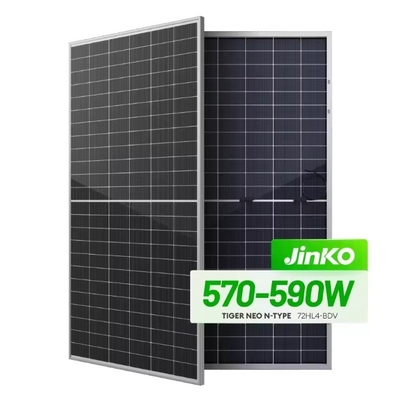 570W-590W Bifacial Dual Glass Monocristalino Half Cell Module para Sistema de Energia Solar