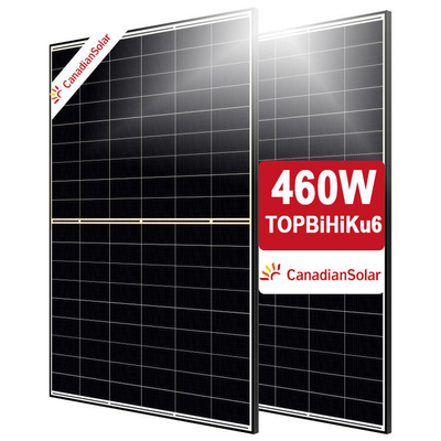 CanadianSolar TOPBiHiKu6 CS6.1-54TB-430-460W N-Type TOPCon Tech Células de Mono Silício para Sistema Solar