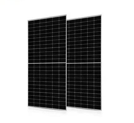 Módulo de silício monocristalino com painel fotovoltaico bifacial de vidro duplo 555W 565W 575W 585W