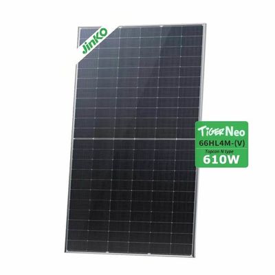 JKM610-635N-66HL4M-V Painel fotovoltaico solar Jinkosolar 132 Células 610W 615W 620W 625W 630W 635W Painéis solares monofaciais