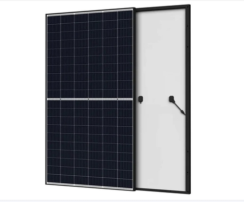 Módulo fotovoltaico monocristalino de vidro duplo de 450W com folha traseira branca e caixa de junção IP68