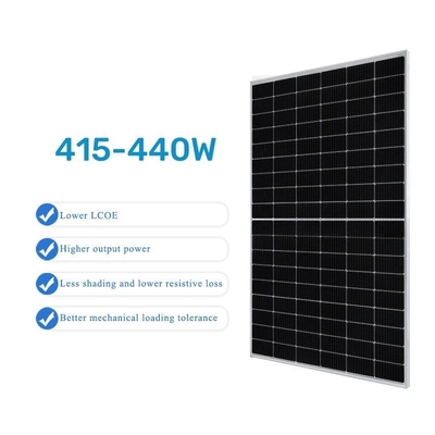 Certificado ISO/IEC//EC/UL 415 420 425 430 435 440W Painéis solares para sistemas de energia solar
