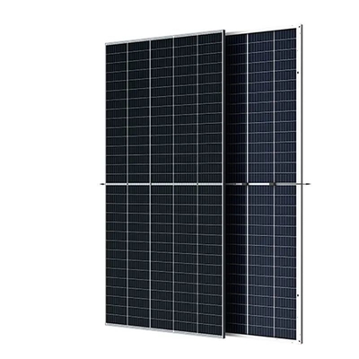 150 Células Bifacial Painel fotovoltaico de vidro duplo com quadro de liga de alumínio anodizado