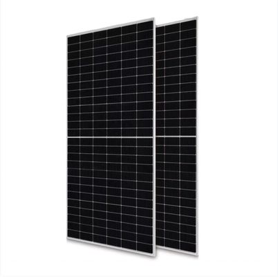 Quadro de liga de alumínio anodizado Bifacial Mono PERC Painel fotovoltaico 590W 156 Células Painel solar JAsolar de vidro duplo