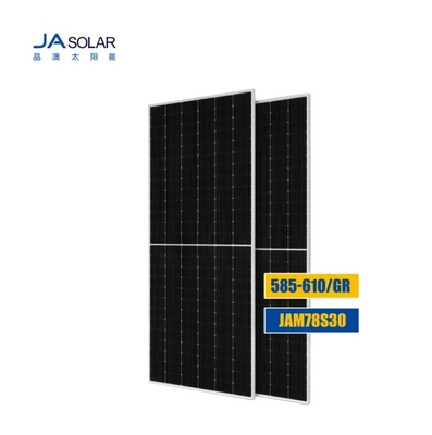 585W-610W módulo monocristalino de meia célula 156 células painel solar com e cabo de 4,0 mm2