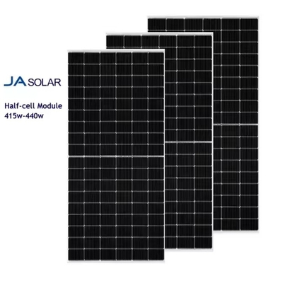Painel Solar JA Deep Blue3.0 JAM54S30 LR 182mm Módulo Solar PV de Meia Célula 415W-440W