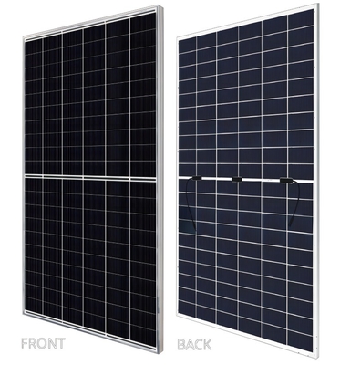 Tecnologia PERC Painel fotovoltaico bifacial 585w Anodizado Alumínio Alumínio Frame Modulo Solar