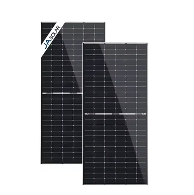 615W 620W 625W 630W 635W 640W JA Painel Solar Bifacial de Tipo N para Sistema Solar