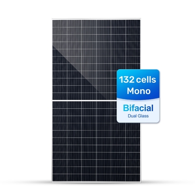 720W Half Cell Trinasolar Bifacial Dual Glass Módulo de Silício Monocristalino Painel Solar