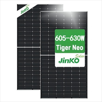 Painel solar bifacial N-TYPE JKM 605-630N da Jinkosolar com conector JK03M/MC4/Others