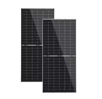 Módulo de painel solar bifacial de vidro duplo de 182 mm com caixa de junção IP 68