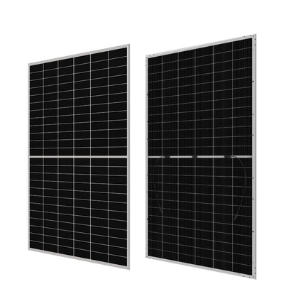 Painéis fotovoltaicos bifaciais com 144 células de silício monocristalino e certificado ISO/CEI/CE/UL