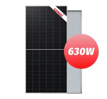 Longi 620W 625W 630W módulos solares de silício monocristalino de meia célula painel solar fotovoltaico